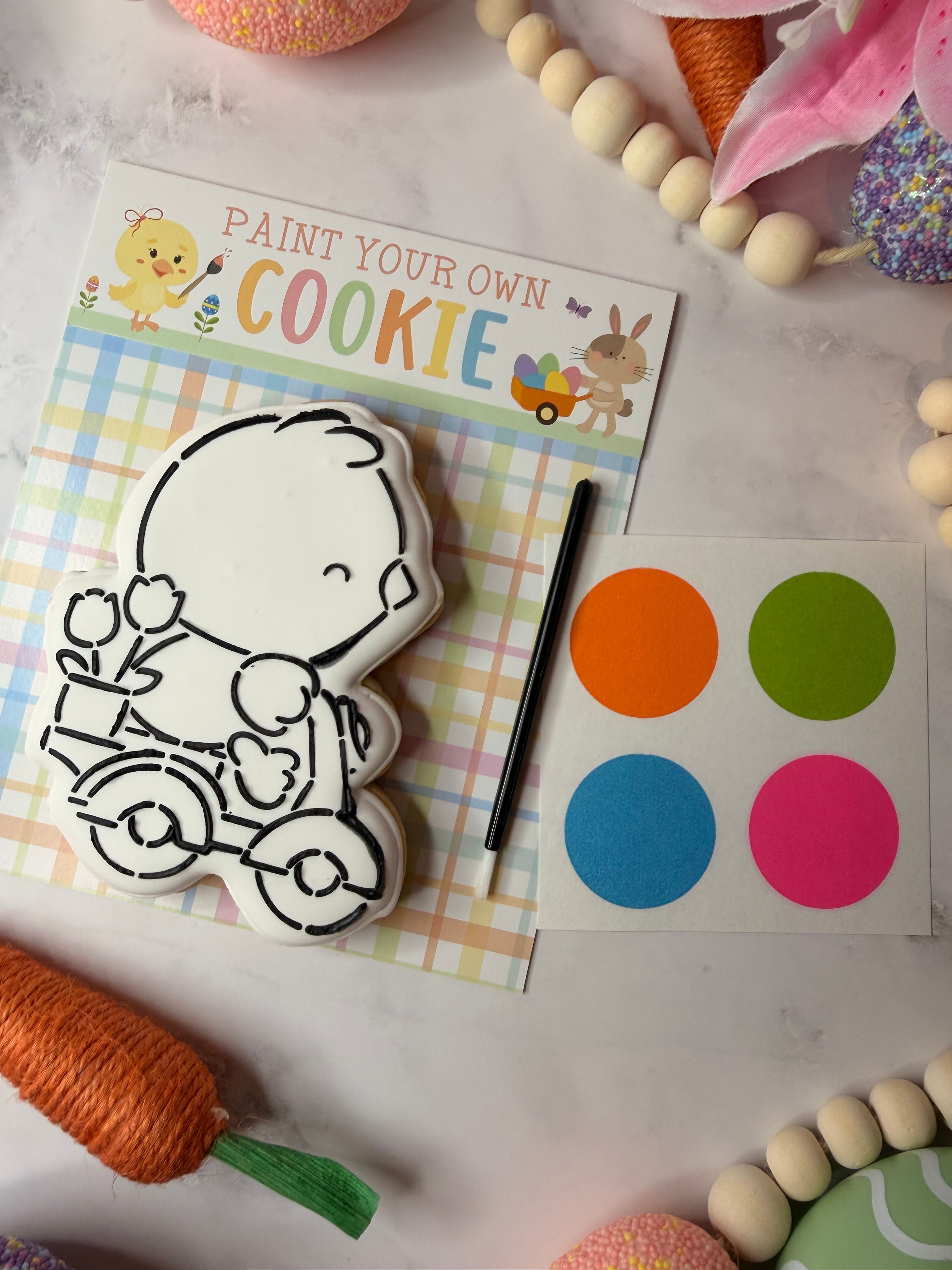 Bunny Ride PYO Cookie 🎨🐰