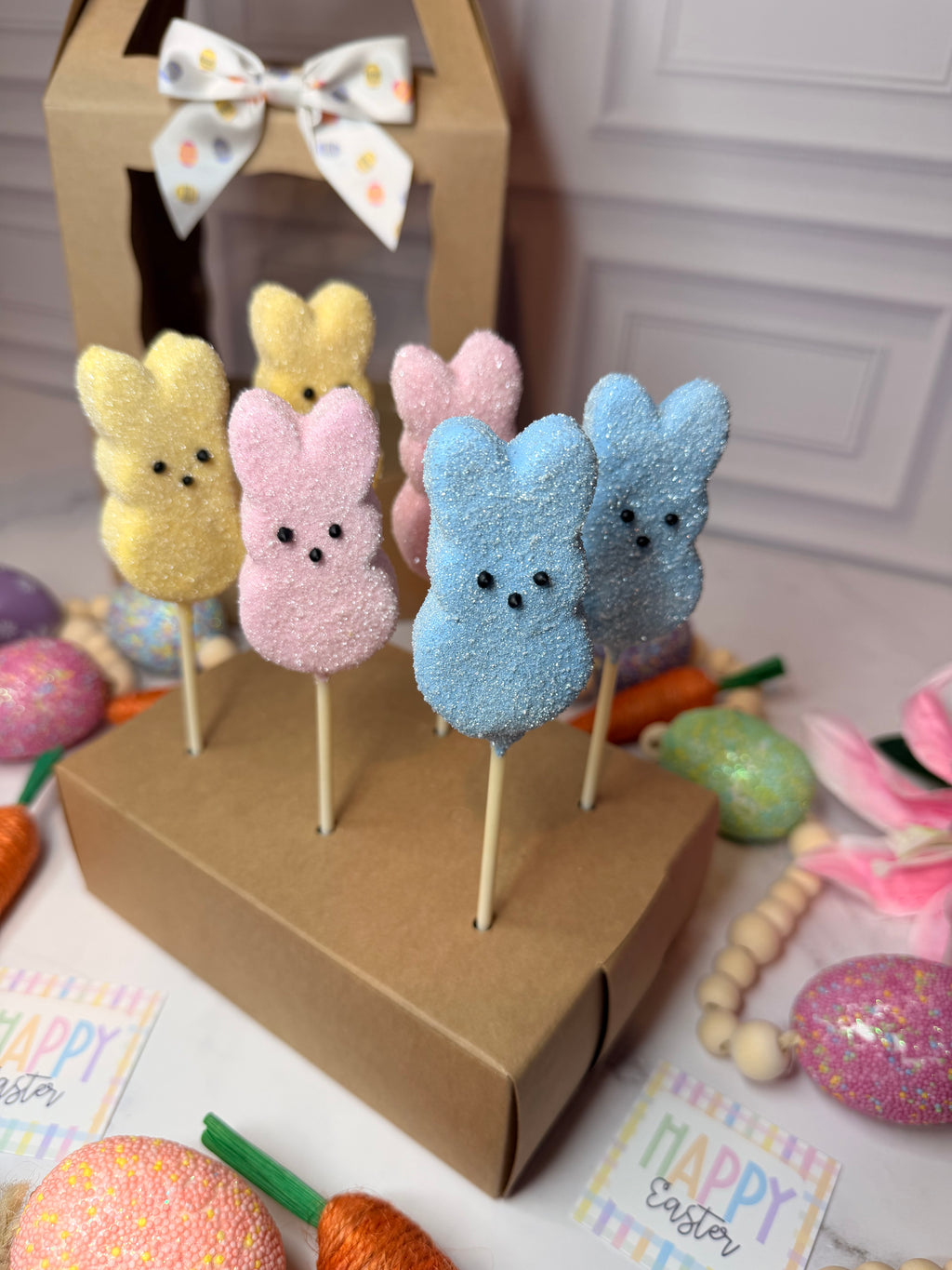 Peeps Bunny Cake Pops 🐰