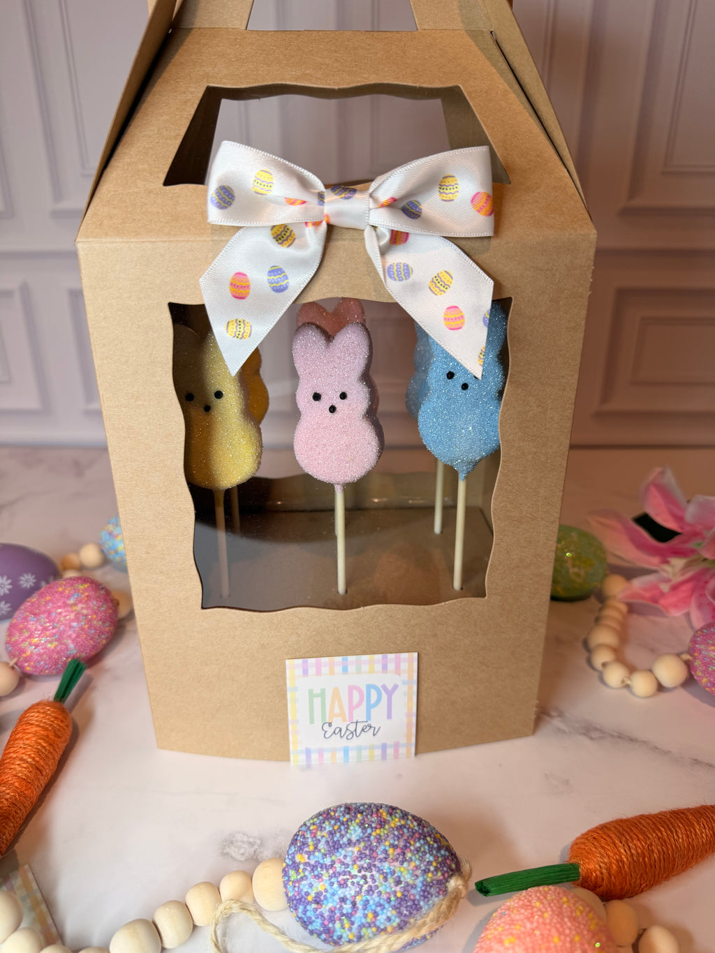 Peeps Bunny Cake Pops 🐰