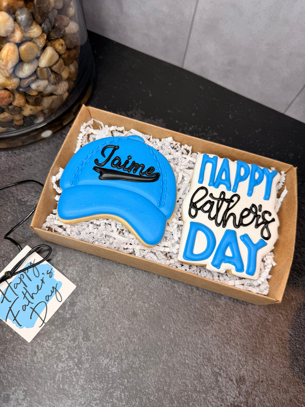 🧢 Personalized Father’s Day Cookie Set