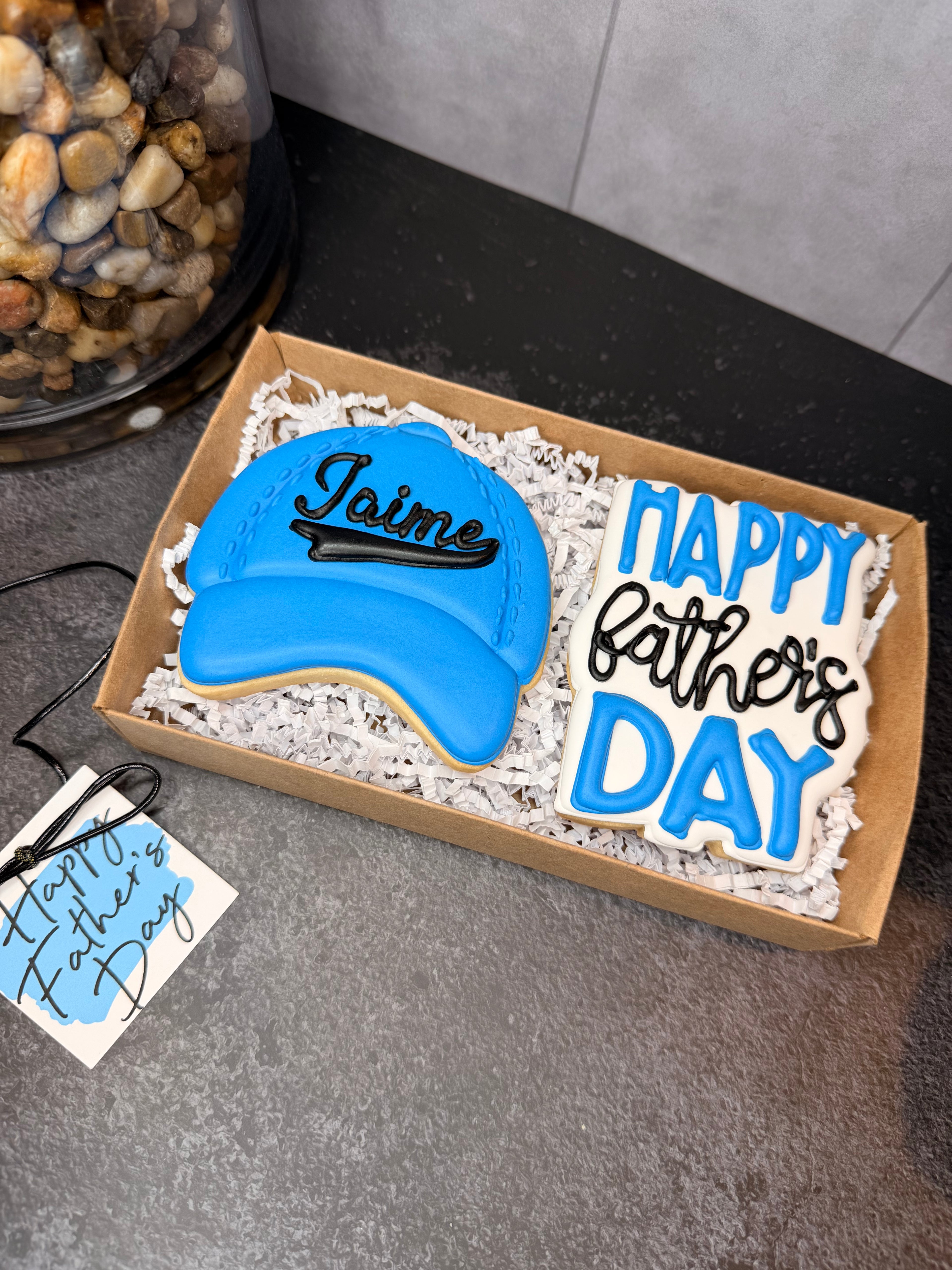 🧢 Personalized Father’s Day Cookie Set