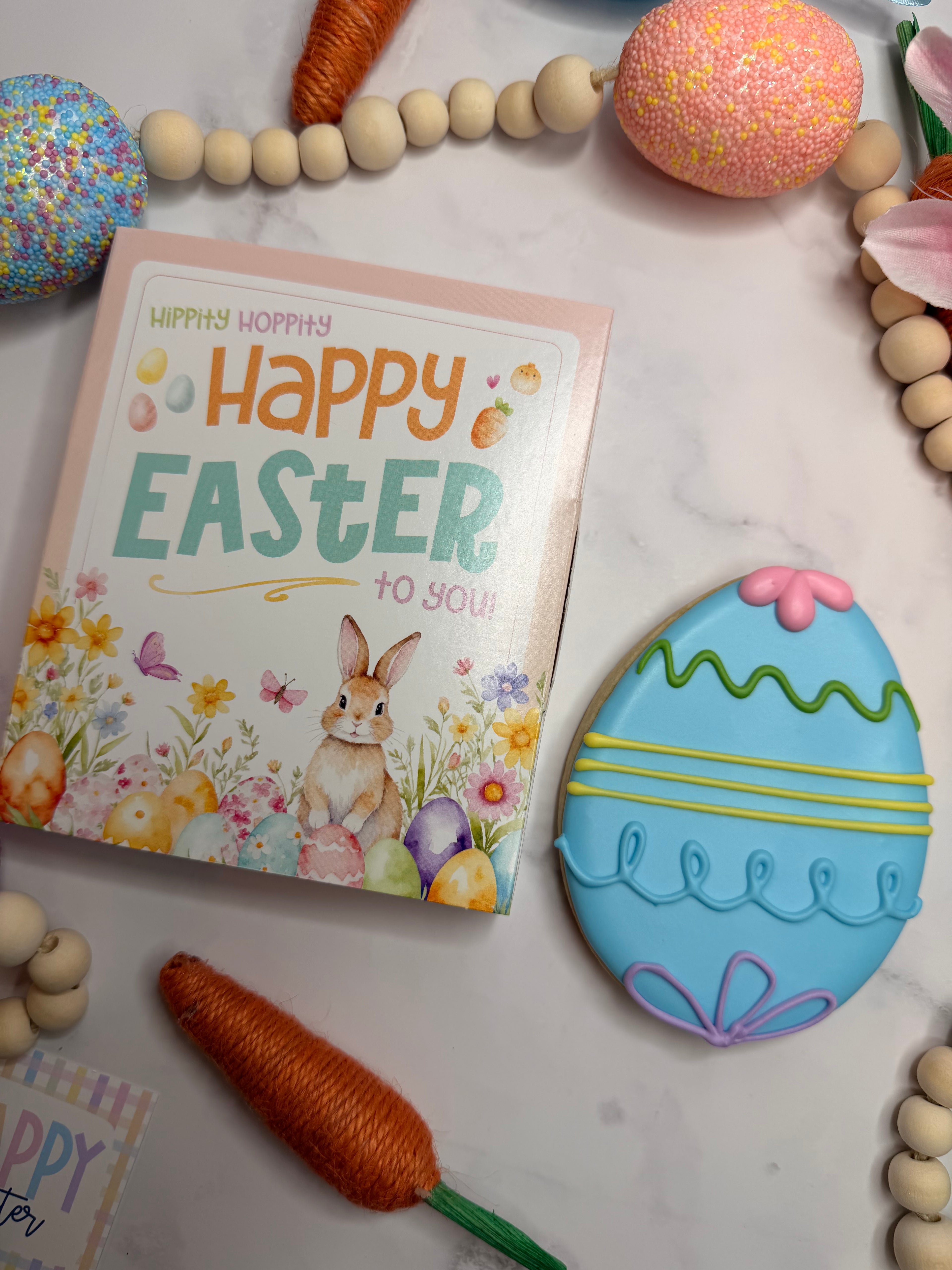 Easter Egg Cookie Card Gift