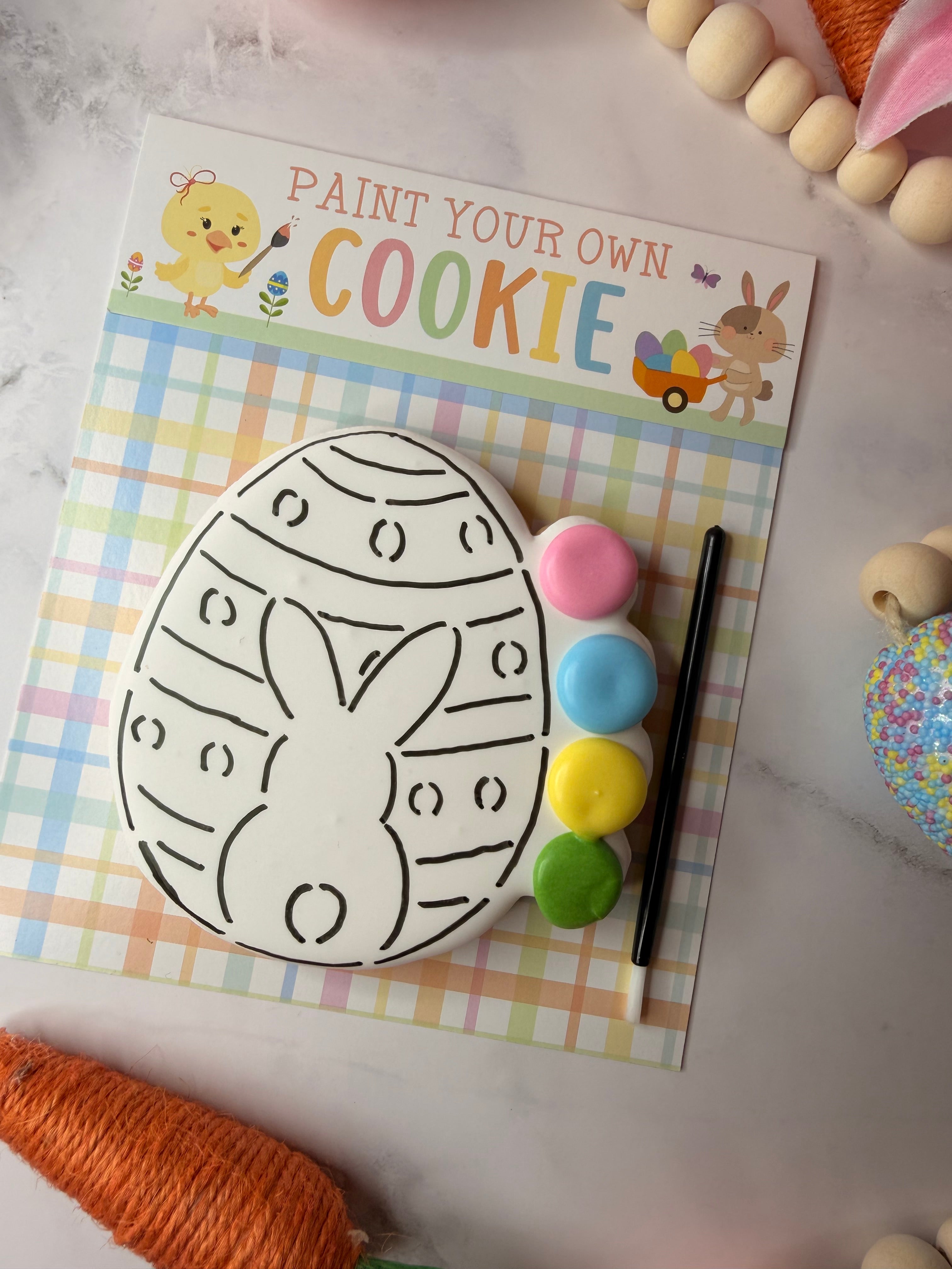 Easter PYO Cookie (Paint Your Own) 🎨🐰