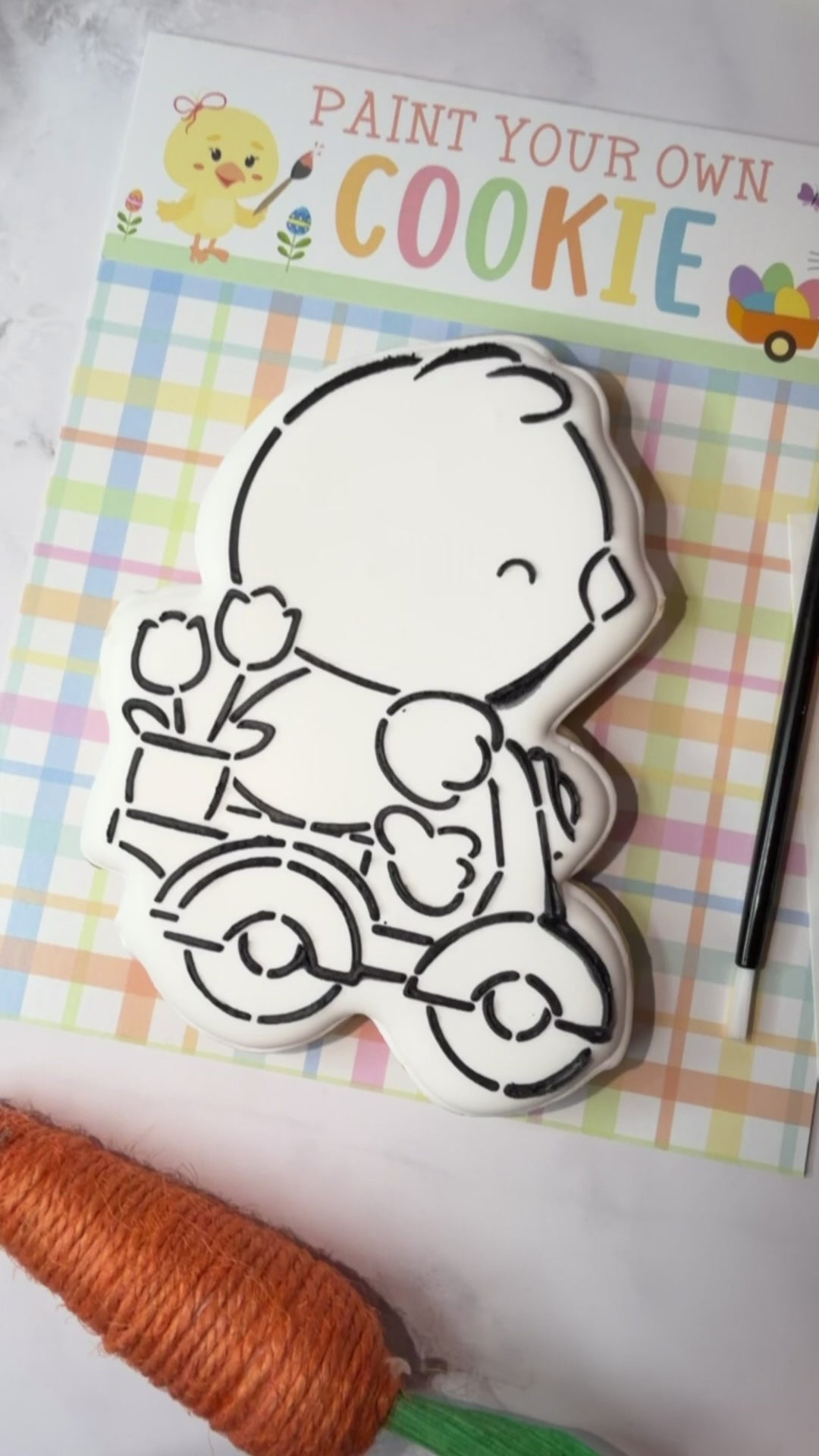 Bunny Ride PYO Cookie 🎨🐰