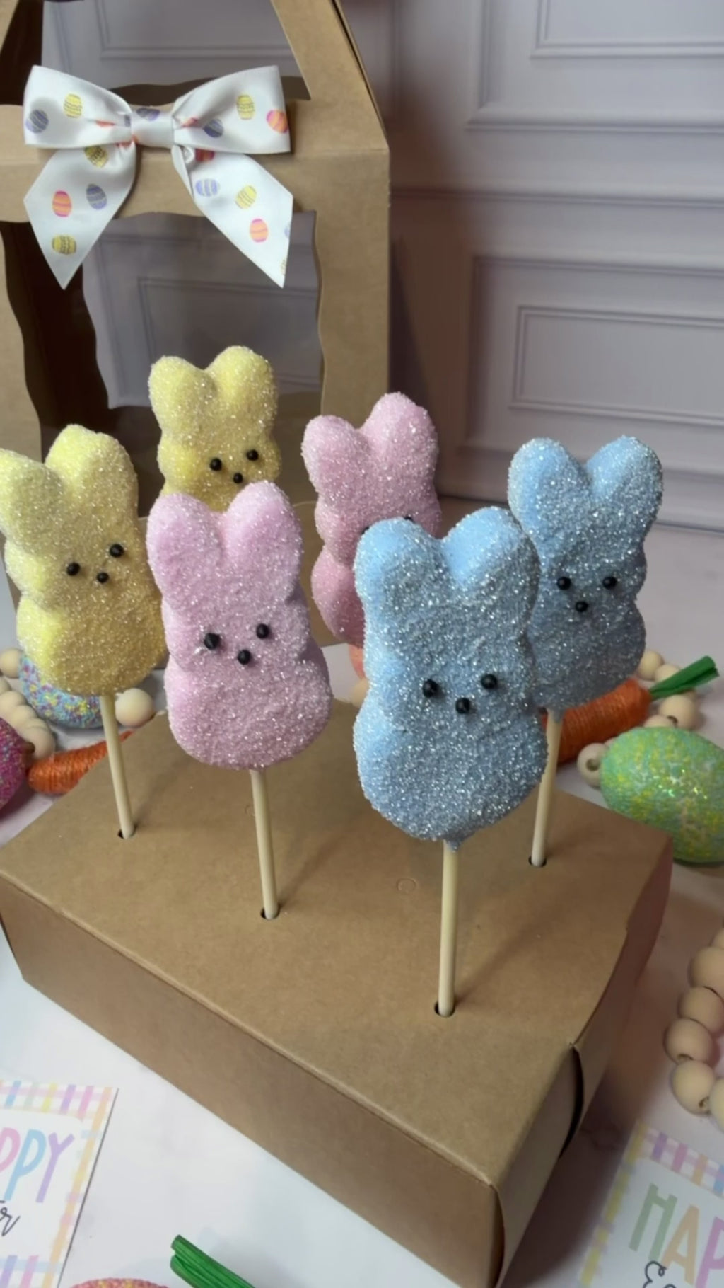 Peeps Bunny Cake Pops 🐰
