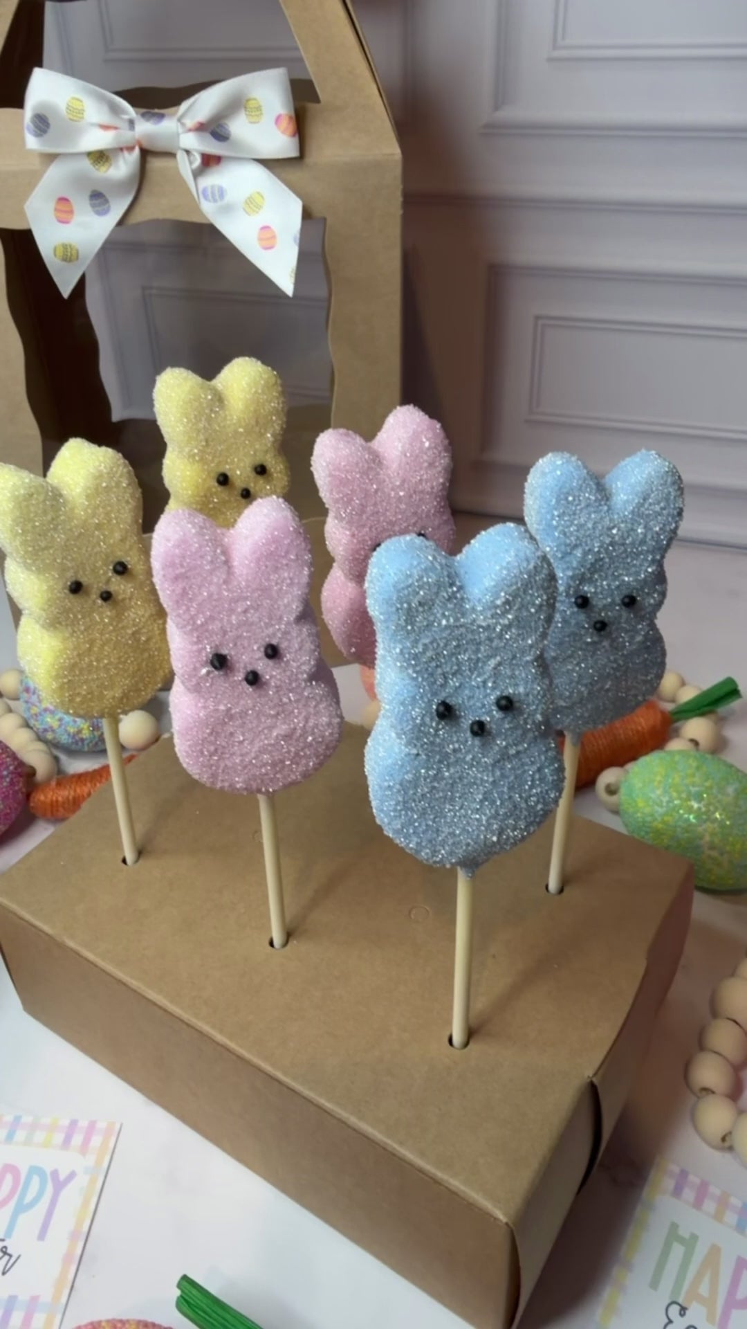 Peeps Bunny Cake Pops 🐰