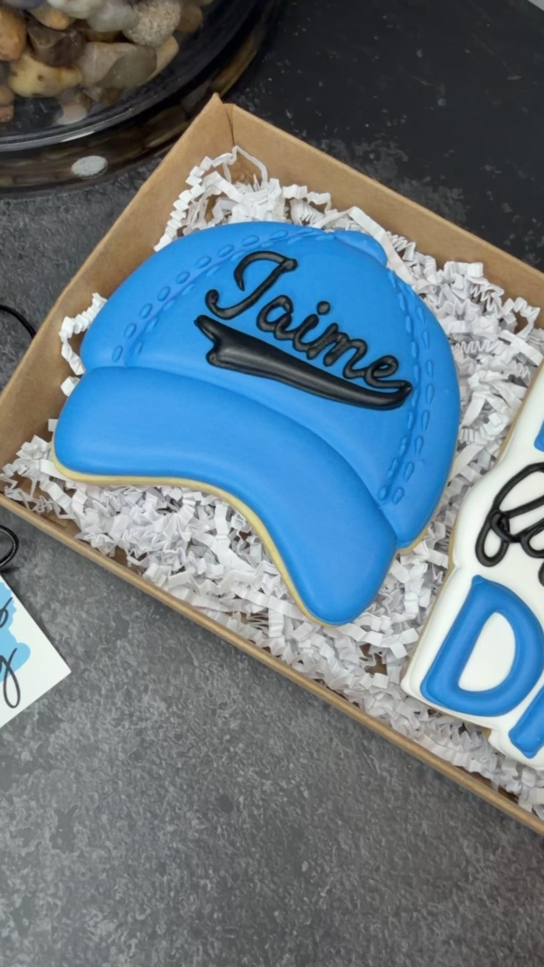 🧢 Personalized Father’s Day Cookie Set