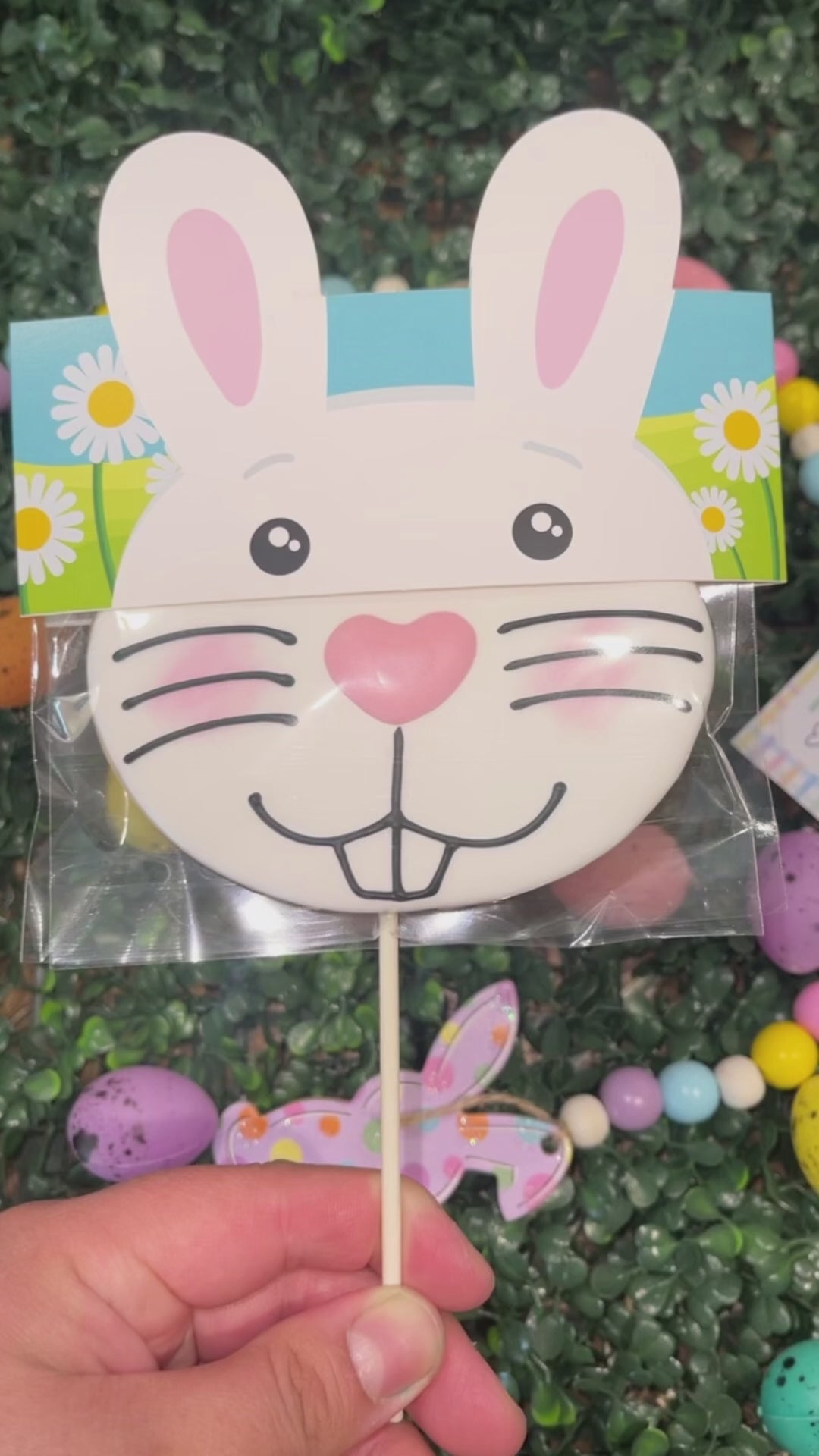 Easter Bunny Cookie Pop 🐰🌸 Limited Easter Special – Only $3.50