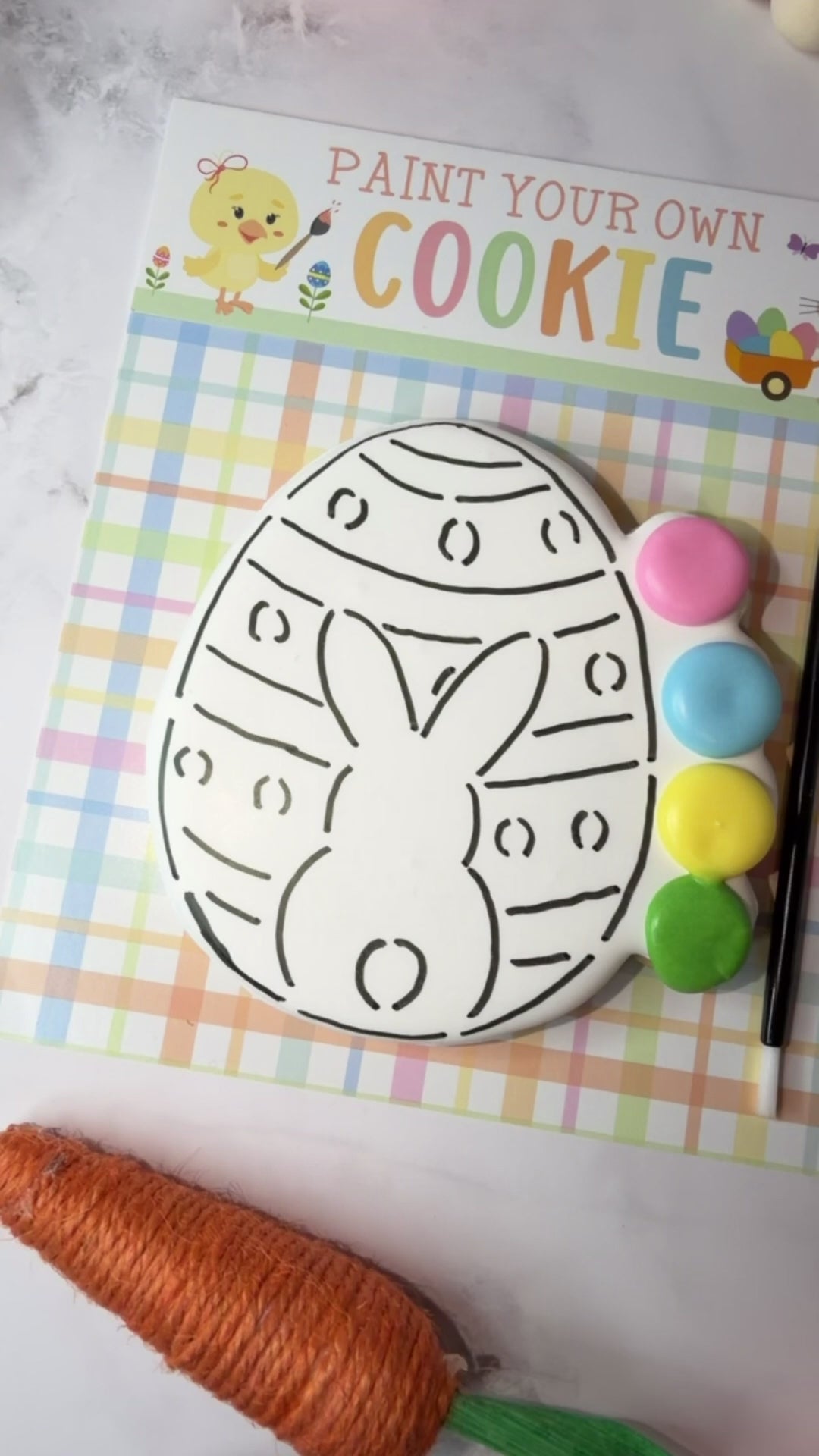 Easter PYO Cookie (Paint Your Own) 🎨🐰