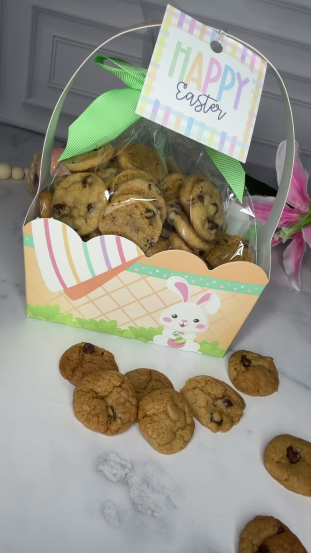 Easter Mini Cookie Basket 🐰🍪