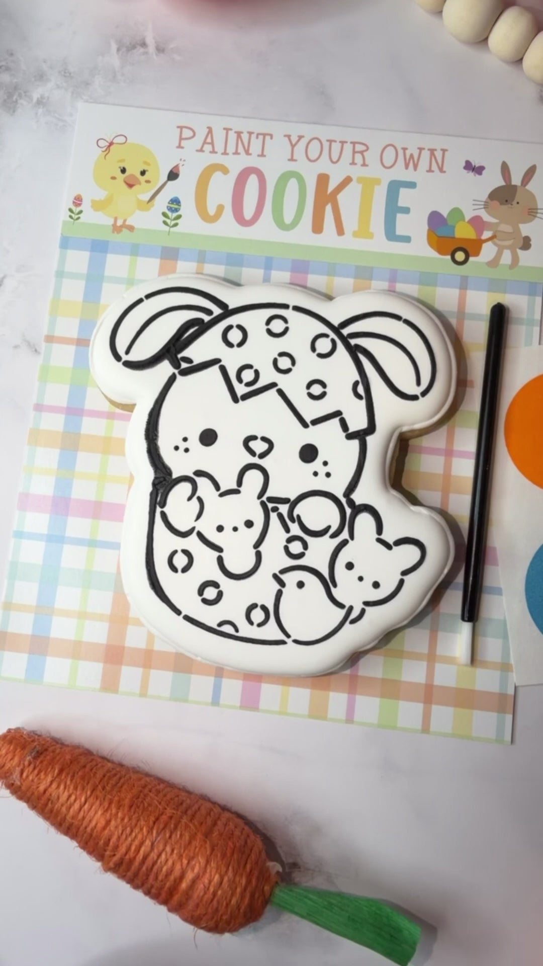 Easter Bunny & Friends PYO Cookie 🎨🐰